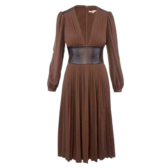 Michael Kors Collection Python Pleated Dress NWT - Picture 3 of 5